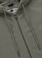 Men's Zip-up hoodie Washed Lancaster II - Gray Harbour