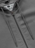 Men's Zip-up hoodie Washed Lancaster II - Gray