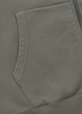 Men's Zip-up hoodie Washed Lancaster II - Gray Harbour