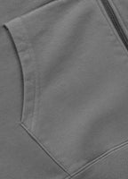 Men's Zip-up hoodie Washed Lancaster II - Gray