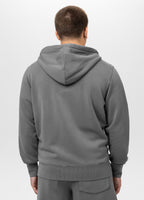Men's Zip-up hoodie Washed Lancaster II - Gray