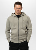 Men's Zip-up hoodie Washed Lancaster II - Gray Harbour