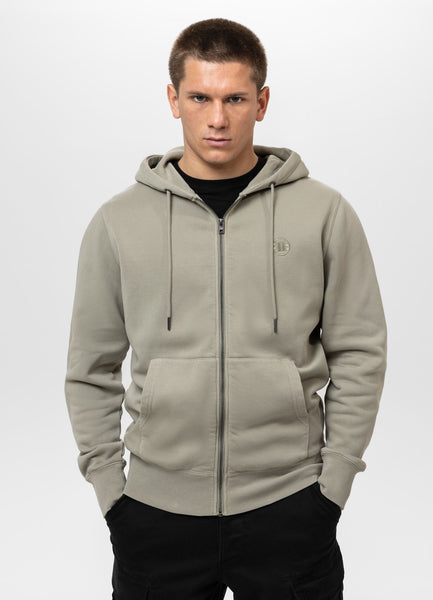 Men's Zip-up hoodie Washed Lancaster II - Gray Harbour
