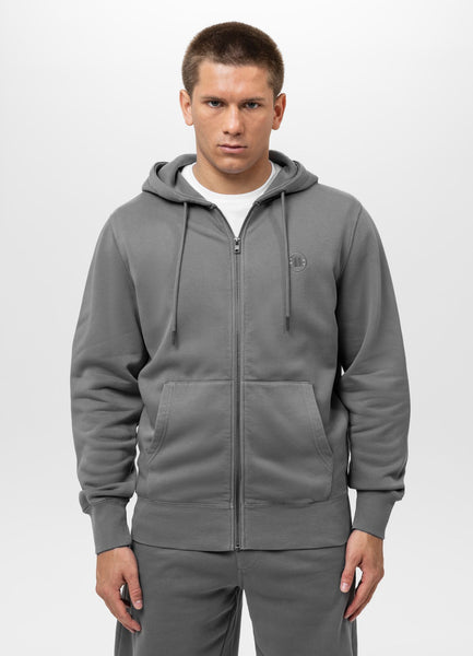 Men's Zip-up hoodie Washed Lancaster II - Gray