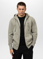 Men's Zip-up hoodie Washed Lancaster II - Gray Harbour