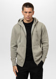 Men's Zip-up hoodie Washed Lancaster II - Gray Harbour