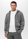 Men's Zip-up hoodie Washed Lancaster II - Gray