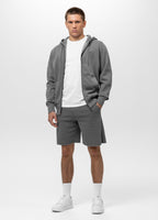 Men's Zip-up hoodie Washed Lancaster II - Gray