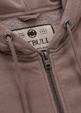 Men's Zip-up hoodie Washed Lancaster II - Burgundy