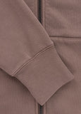Men's Zip-up hoodie Washed Lancaster II - Burgundy