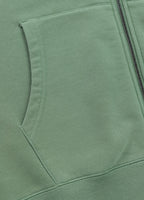 Men's Zip-up hoodie Washed Lancaster II - Sage green