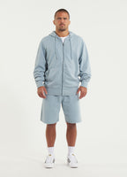 Men's Zip-up hoodie Washed Lancaster II - Washed blue