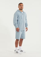 Men's Zip-up hoodie Washed Lancaster II - Washed blue
