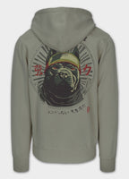 Men's Zip-up hoodie Washed MT FUJI