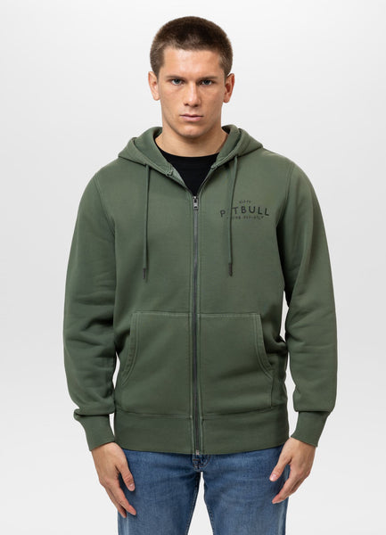 Men's Zip-up hoodie Washed MT FUJI