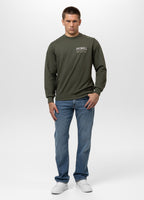 Men's Sweatshirt TROUBLEMAKER - Dark green