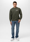 Men's Sweatshirt TROUBLEMAKER - Dark green