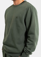 Men's Sweatshirt Washed Lancaster II - Washed Green