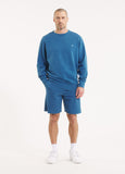 Men's Sweatshirt Washed Lancaster II - Shade blue