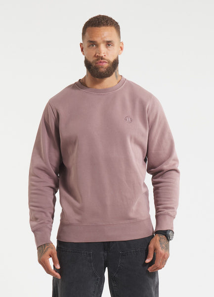 Men's Sweatshirt Washed Lancaster II - Burgundy