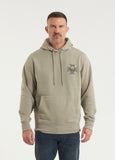 Men's Hoodie Washed BITE ME - Gray Harbour