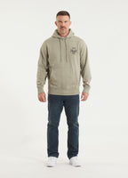Men's Hoodie Washed BITE ME - Gray Harbour