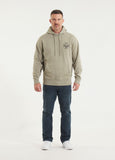 Men's Hoodie Washed BITE ME - Gray Harbour