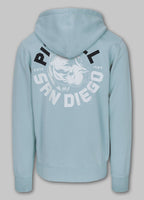 Men's Hoodie DOG SD - Baby blue