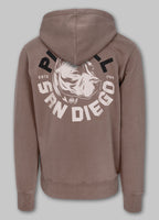 Men's Hoodie DOG SD - Burgundy