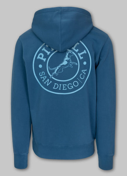 Men's Hoodie VINTAGE BOXING - Shade blue