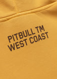 Men's Hoodie Washed CALIFORNIA FLAG - Washed yellow