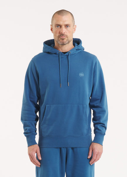 Men's Hoodie Washed Lancaster II - Shade blue