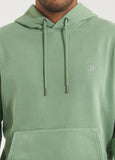 Men's Hoodie Washed Lancaster II - Sage green