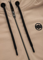 Women's zip-up hoodie French Terry La Deta - Sand