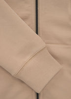 Women's zip-up hoodie French Terry La Deta - Sand