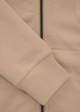 Women's zip-up hoodie French Terry La Deta - Sand