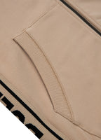 Women's zip-up hoodie French Terry La Deta - Sand