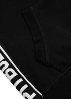 Women's zip-up hoodie French Terry La Deta - Black