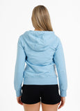 Women's zip-up hoodie French Terry La Deta - Baby blue