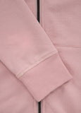 Women's zip-up hoodie French Terry La Deta - Pink