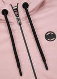 Women's zip-up hoodie French Terry La Deta - Pink