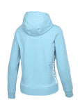 Women's zip-up hoodie French Terry La Deta - Baby blue