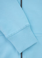 Women's zip-up hoodie French Terry La Deta - Baby blue