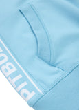 Women's zip-up hoodie French Terry La Deta - Baby blue