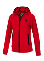 Women's zip-up hoodie Fuchsia - Red