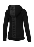 Women's zip-up hoodie Fuchsia - Black/Black