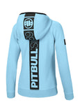 Women's zip-up hoodie Fuchsia - Baby blue