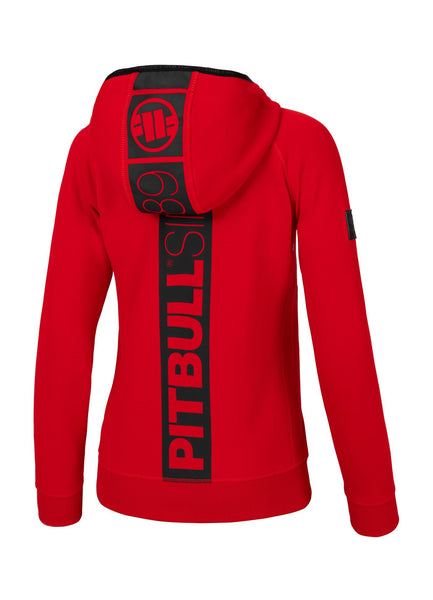 Women's zip-up hoodie Fuchsia - Red