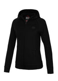 Women's zip-up hoodie Fuchsia - Black