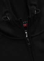Women's zip-up hoodie Fuchsia - Black/Black